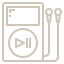 mp3-speler ikoon